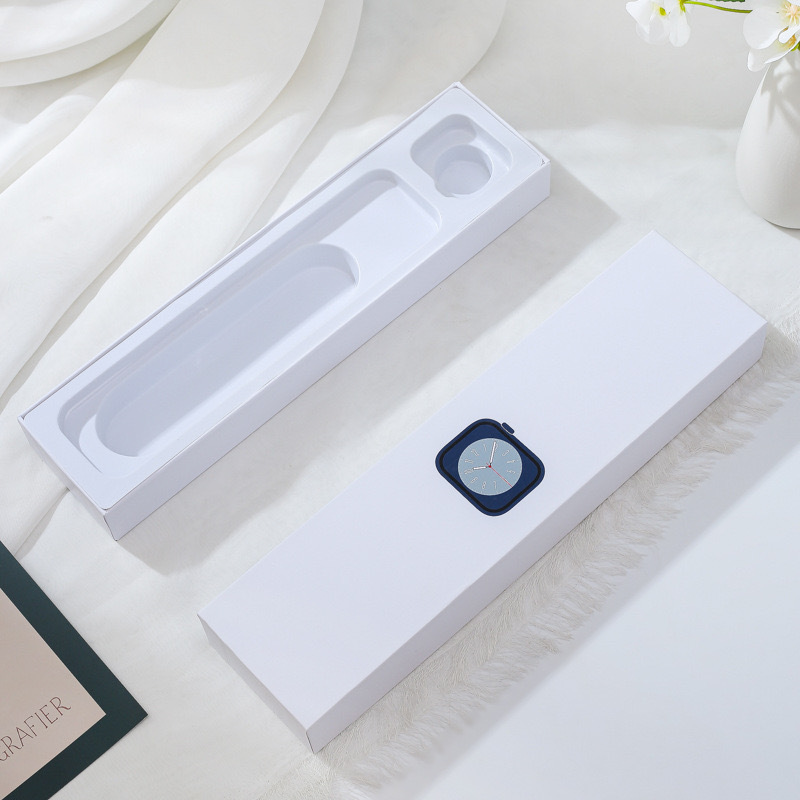 深圳厂家电子产品智能手表环天地盖包装盒T800 watch9 U9 包装盒