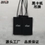 加厚定制覆膜服装挂卡