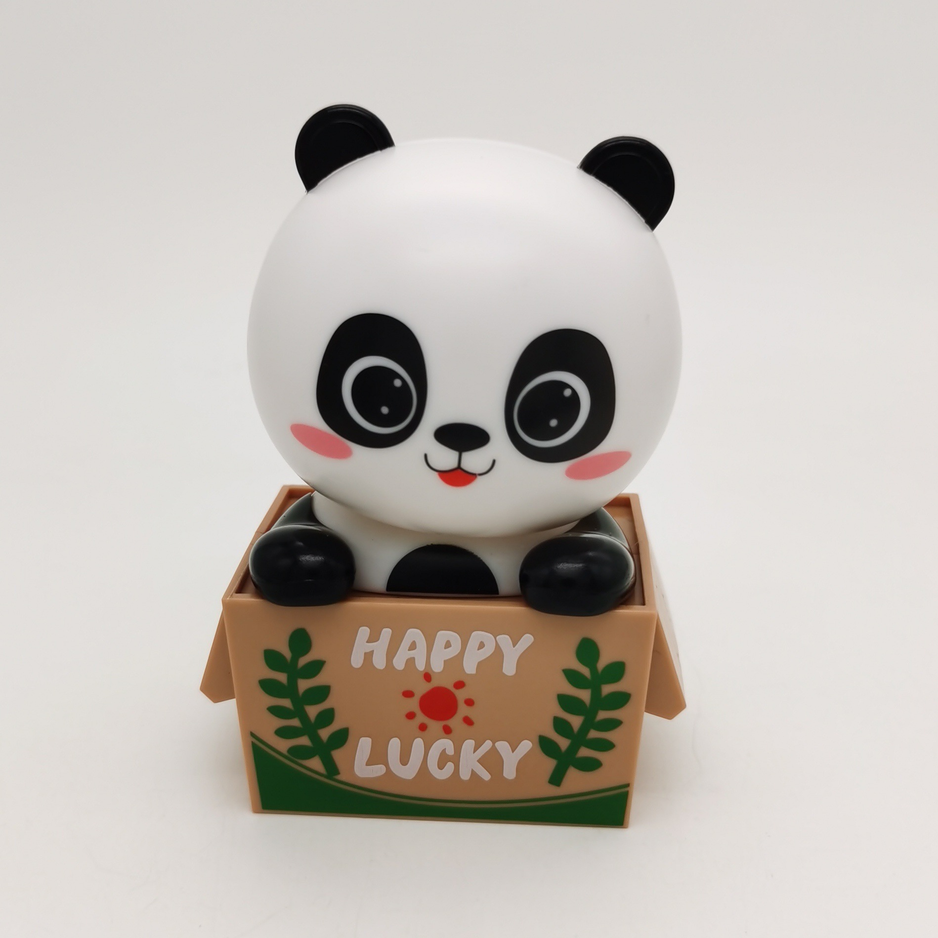 New Creative Panda Doll Cartoon Animal Car Ornament Box Panda Car Children's Gift Gift