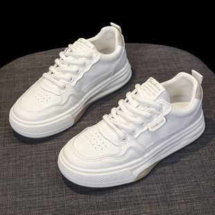 Flat Wear-resistant Lightweight White Shoes Spring and Autumn Sneakers New All-match Breathable 2025 Casual Sports Soft Sole Women's Shoes
