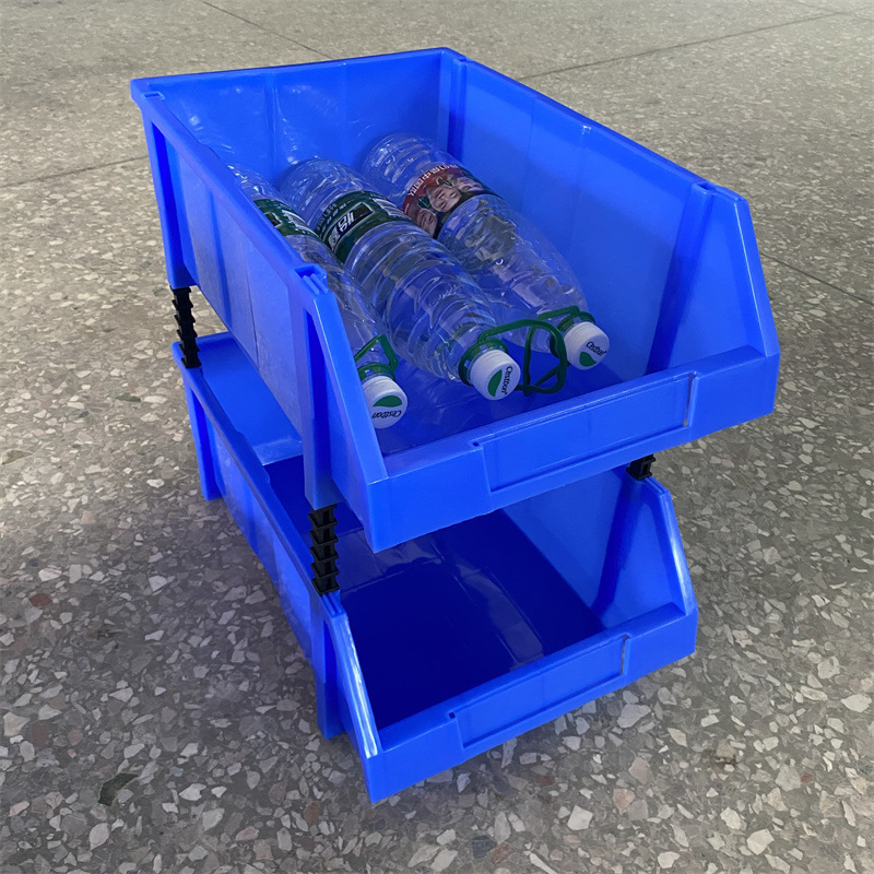 深圳螺丝配件盒 货架物料盒 斜口塑料盒 组合式零件盒 斜口塑胶盒