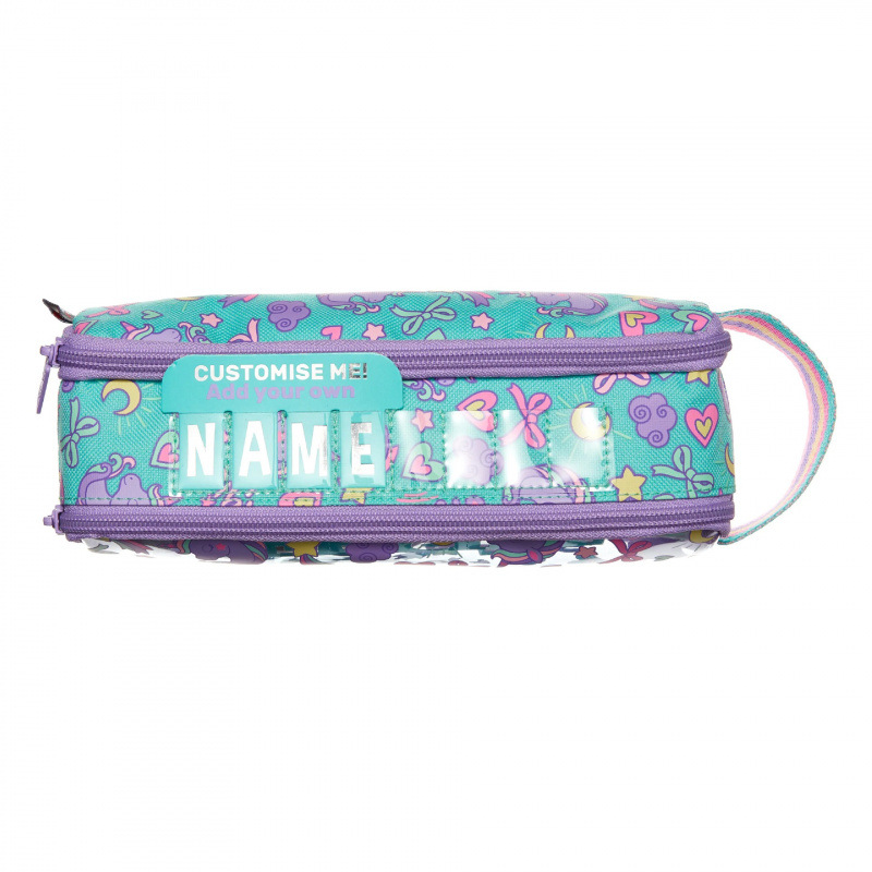 Australian smiggle estuche para bolígrafos de dibujos animados para niños bolso de papelería para estudiantes creativos plegable multifuncional