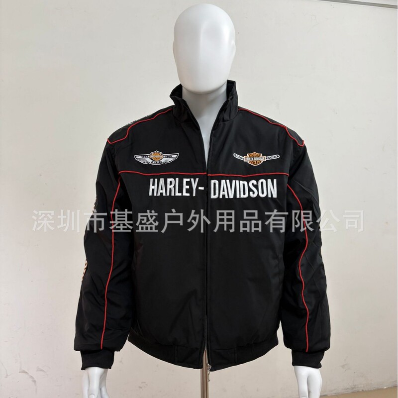 F1 Racing Suit Embroidered Jacket Full Style Retro Motorcycle Cycling Suit Baseball Suit Plus Cotton F1 Jacket Supports Customization