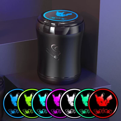 Light, Creative Car Interior Office | Car ashtray - pikachu