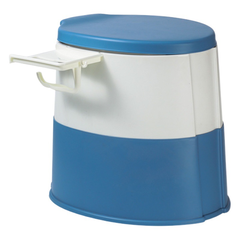 Mobile Toilet Seat for Adults, Simple and Portable Toilet Chair for the Elderly to Get up at Night with Cover