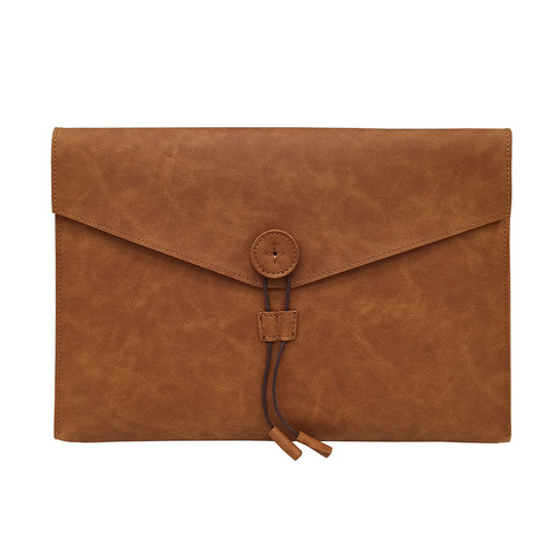 Source Factory Genuine Leather Business Briefcase A4 Paper Large Capacity Document Office Bag Crazy Horse Leather Bag Dropshipping