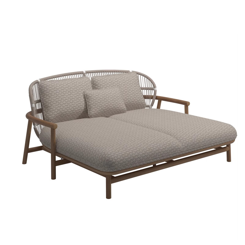 Cama de sofá doble (teca importada)