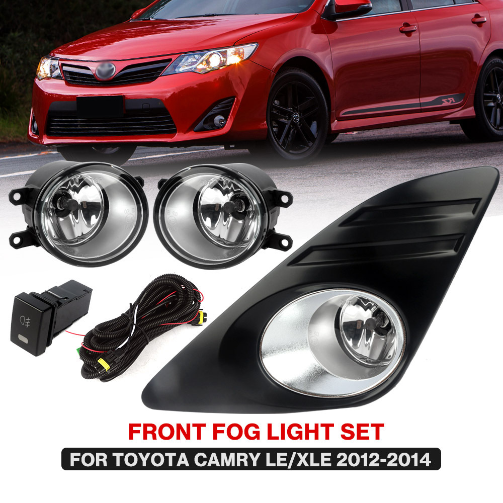Aplicable a TOYOTA 12 / 13 / 14 versión de Oriente Medio Camry conjunto de lámpara de niebla delantera halógeno luz diurna luz de barra delantera