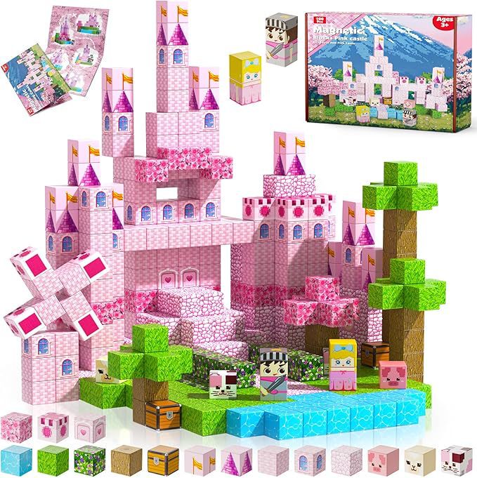 Amazon 人気の新製品子供用ビルディングブロック 3D 磁気磁気ブロックビルディングブロッククリスマスクロスボーダーおもちゃ DIY|undefined