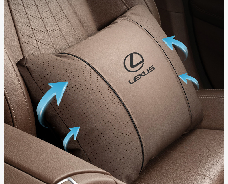 Lexus Car Headrest and Neck Pillow Nx300H Es260 Rx300 Es200 Car Lumbar Cushion Interior Accessories
