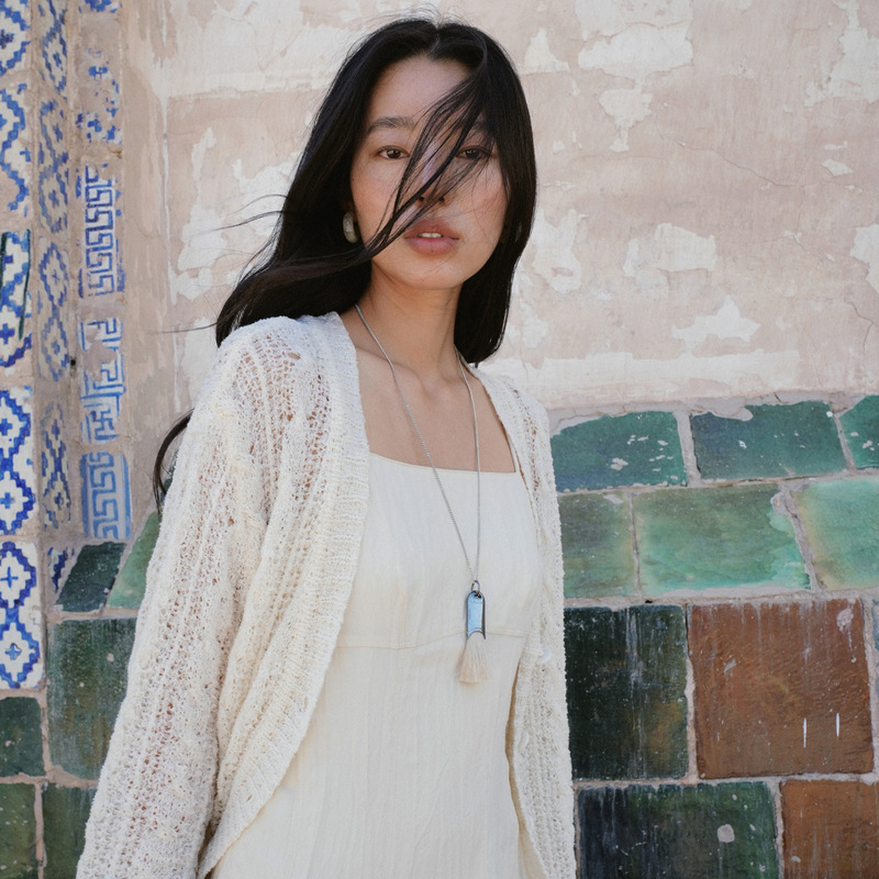 [Special Offer, No Refunds or Exchanges] Original Price 156 Yuan, Hollow-Out Woven Blouse Cm255112