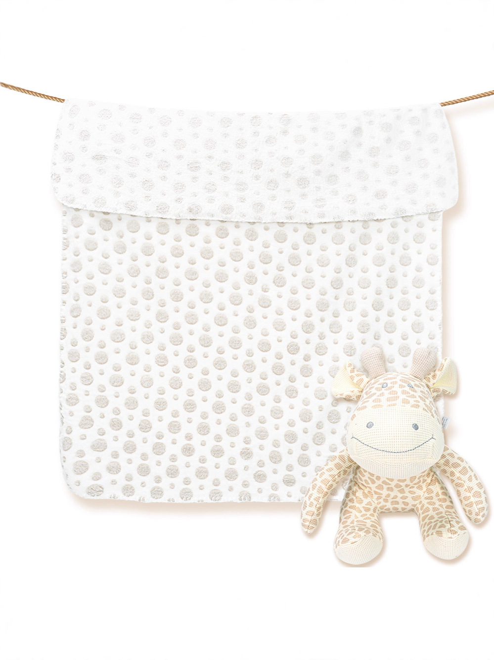 2025 manta muñeca combinación con caja Waffle set mantas para bebés paquetes de artículos para bebés paquetes transfronterizos