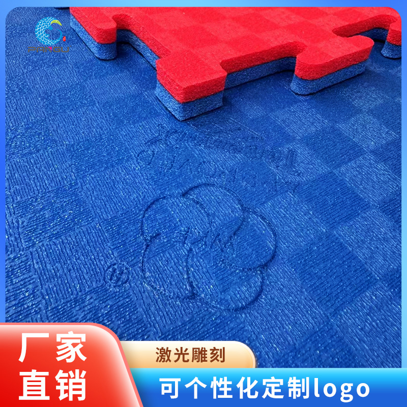 Tapete de empalme XPE certificado por la WKF, tapete de protección acolchado práctico para entrenamiento diario y competición de karate profesional.