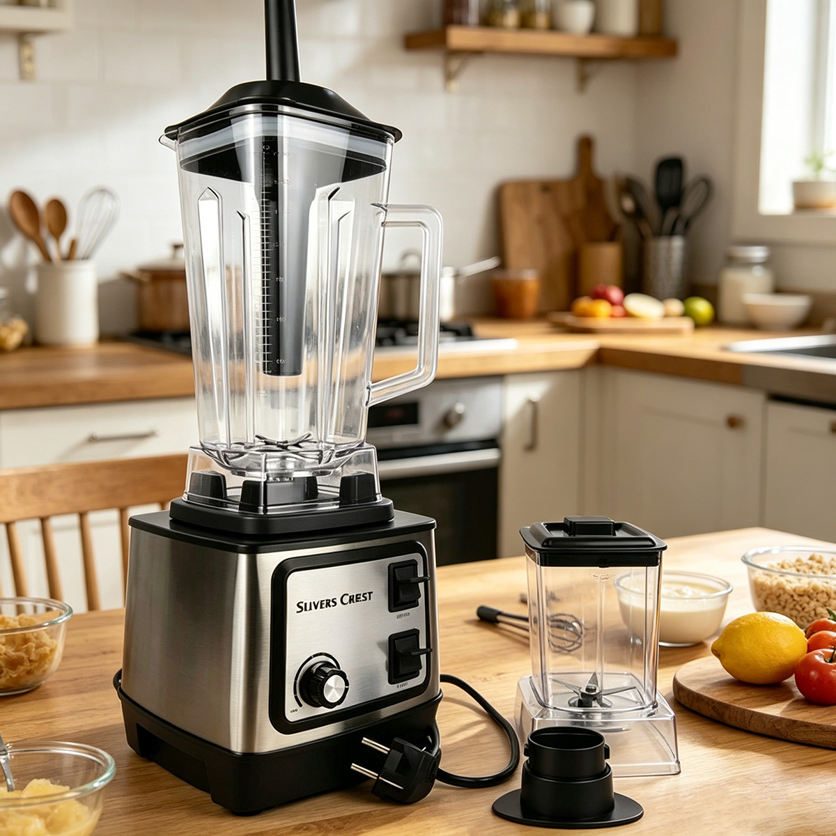 Two-In-One Blender, Commercial High-Power Blender, Multi-Functional Meat Grinder, Household Multi-Purpose Food Processor, Juicer