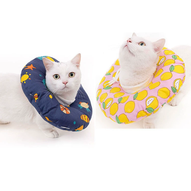 Оптовая Продажа с фабрики кольцо Элизабет кошка против лизания против укусов мягкое Кольцо мужское и женское головные уборы для домашних животных Товары для домашних животных