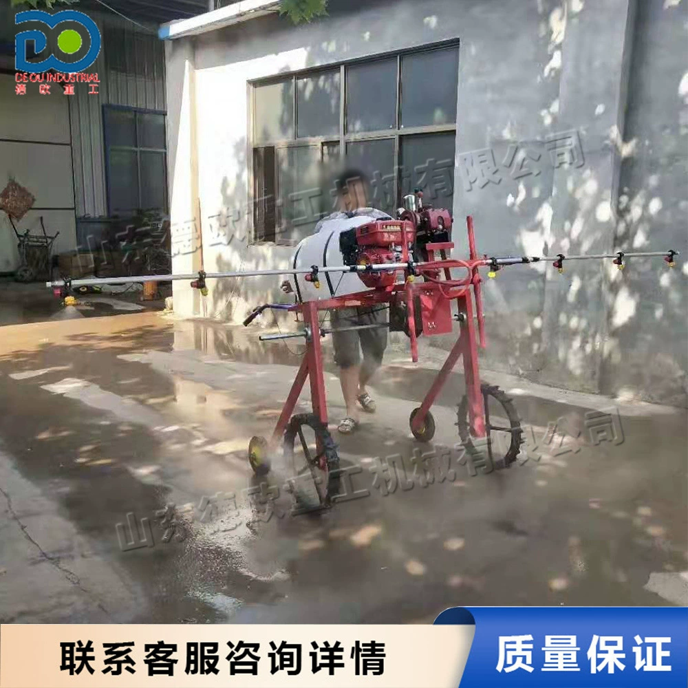 Новый ручной самоходный опрыскиватель, сельскохозяйственный бензиновый высоконапорный ручной опрыскиватель, четырехколесный опрыскиватель для сельхозугодий