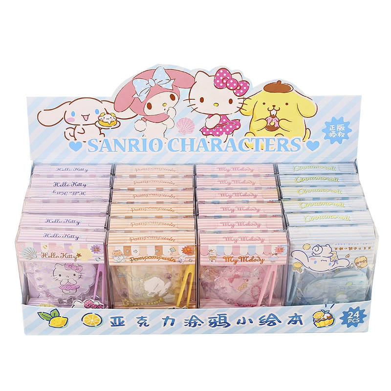 Sanrio, hello kitty, акриловая книга с картинками, конструктор, украшение для ногтей, подвеска, граффити, ручная работа