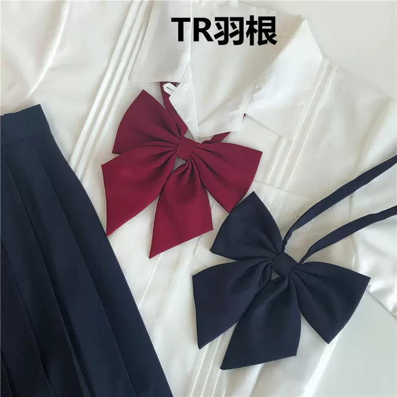 厂家直销纯色尖角领花女士领结领花JK领结韩版休闲羽根女生蝴蝶结