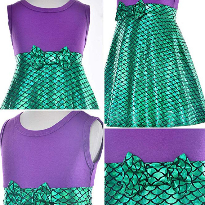 2019 nuevo chaleco sirena falda linda chica falda