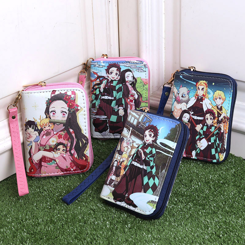 Charanzhi Lang Douzi and Other Ghost Extermination Blade Cartoon Animation Surrounding Small Purse for Men and Women Children and Women Hand-held Coin Purse