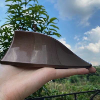 vehicle antenna wing roof decoration - brown-with-radio-function