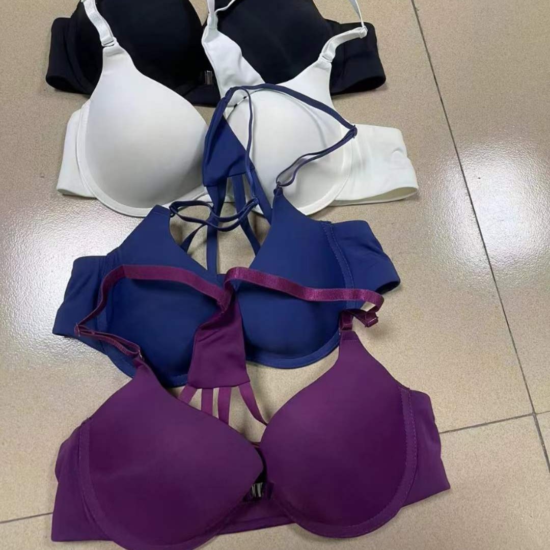 Comercio exterior Varios ropa interior de mujer soltera europea y americana cómoda con anillo de acero más el tamaño del sujetador fábrica al por mayor
