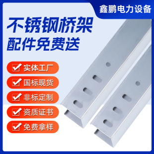 304 Stainless Steel Bridge Manufacturer Wholesale 200*100 Cable Bridge with Cover Stainless Steel Bridge