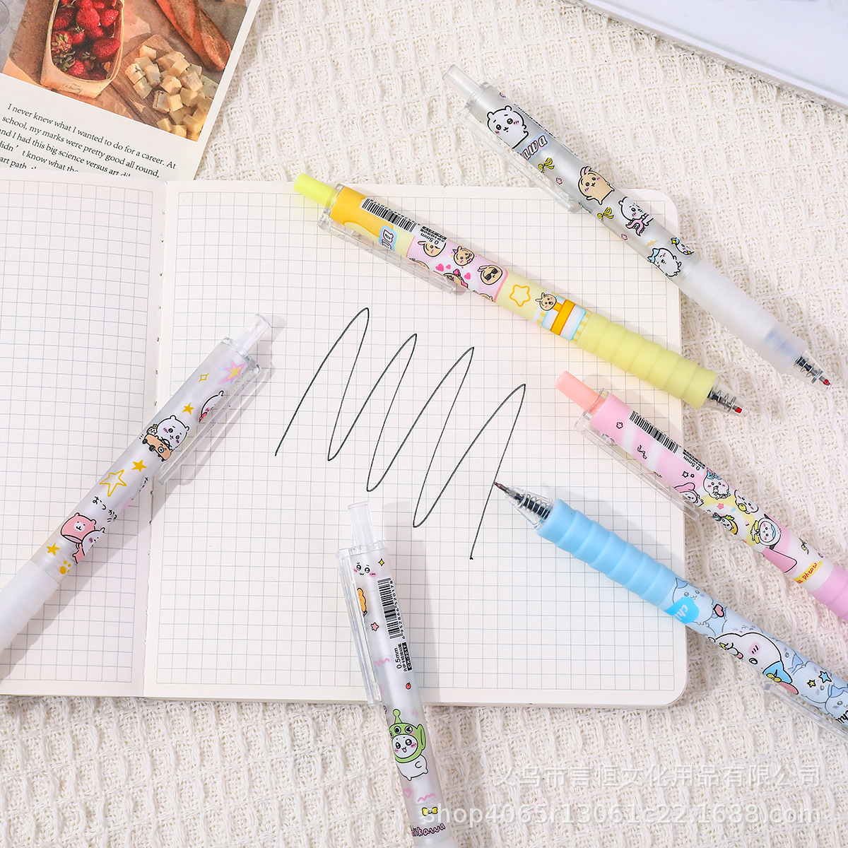 Lovable Jiyikawaiyun sosteniendo la pluma ST lápiz de prueba de cepillado de secado rápido corazón de niña examen de estudiante lápiz de góner agarre suave lápiz de reducción de carga