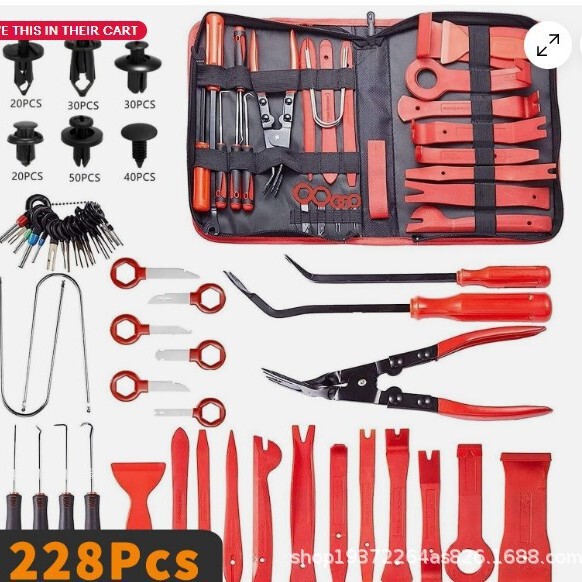 Car audio disassembly tool 19 38 pieces 40PCS suit instrument panel interior trim panel repair modified pry plate