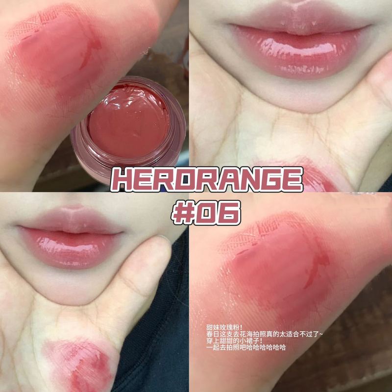 HERORANGE~フューズド シルキー リップ＆チーク ダブルブラッシュ クリーム 保湿＆柔らかく水っぽいリップスティック ナチュラル ヌード メイクアップ ルージュ|undefined