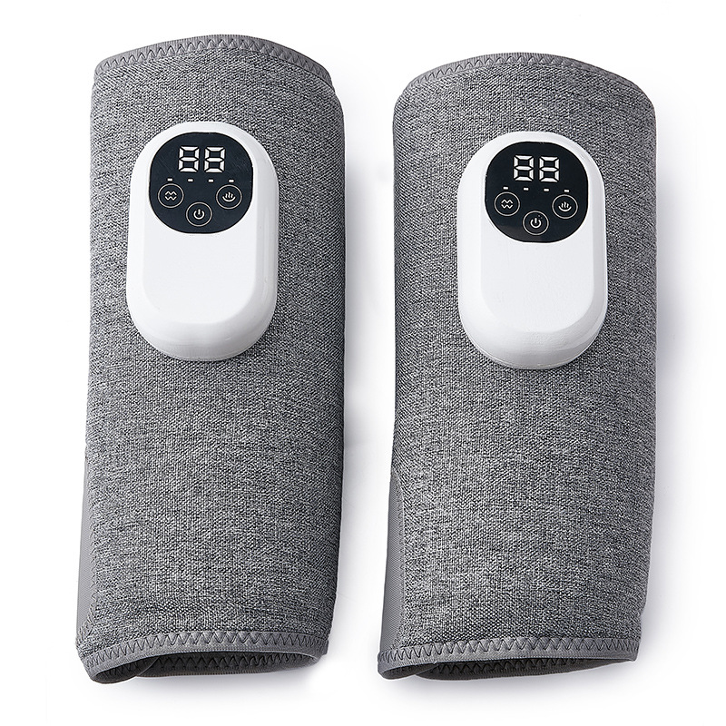 Cruz-Frontera de pierna automática músculo masajeador de calefacción aire presión airbag amasando rodilla pad masaje calefacción