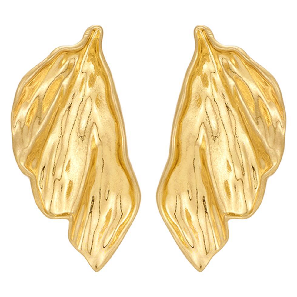 european-and-american-retro-ear-studs-cold-style-maillard-autumn-and-winter-leaf-ear-studs-simple-elegant-high-end-light-luxury-womens-earrings