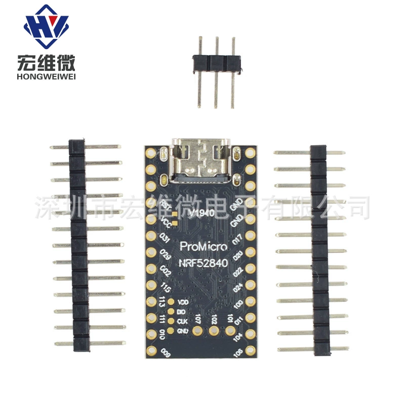 Плата разработки ProMicro NRF52840, совместимая с nice!nano V2.0, синяя