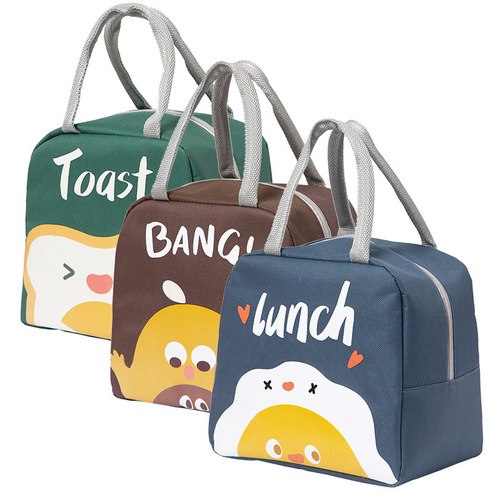 Portable lunch box thermal bag cartoon cute thermal bag large capacity portable bag picnic bag thermal lunch box bag