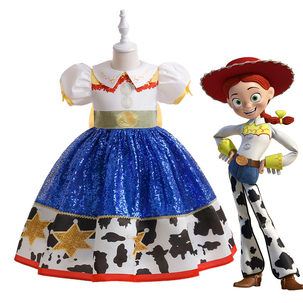 European and American cosplay toy Toy Story Triss child dress party dress princess dress children's dress performance costume