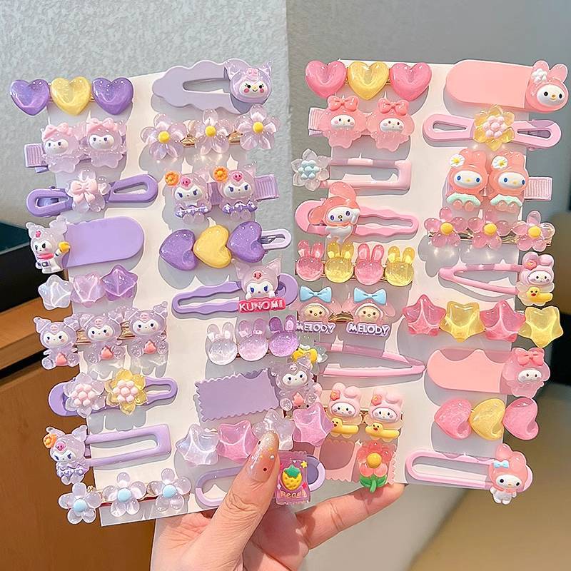 Sanrio Children's Hairpin Cartoon Coulomy Front Bang Clip Girls' Side...