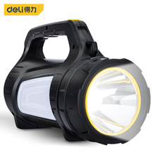 得力双侧手提灯多种灯光大容量锂电池5W亮度高户外应急垂钓野营灯