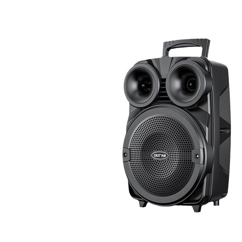 SAST Square Dance Audio: Professional Outdoor Karaoke Speaker with Microphone, Home Use, Telescoping Handle, and Bluetooth Connectivity