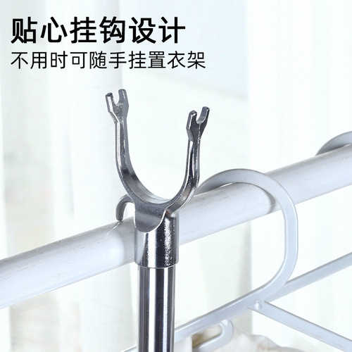 Extendable Clothes Drying Bar, Stainless Steel Clothes Pegs, Drying Rod, Clothes Hanger, Aluminum Alloy Clothes Lifter, Clothing Support