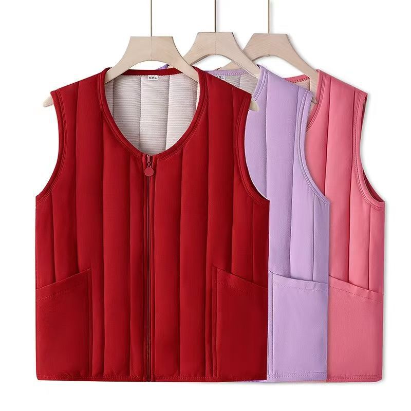 New Warm Vest for Autumn and Winter, Short down Vest for Women, Thickened Slim-Fit Inner Vest for Mothers