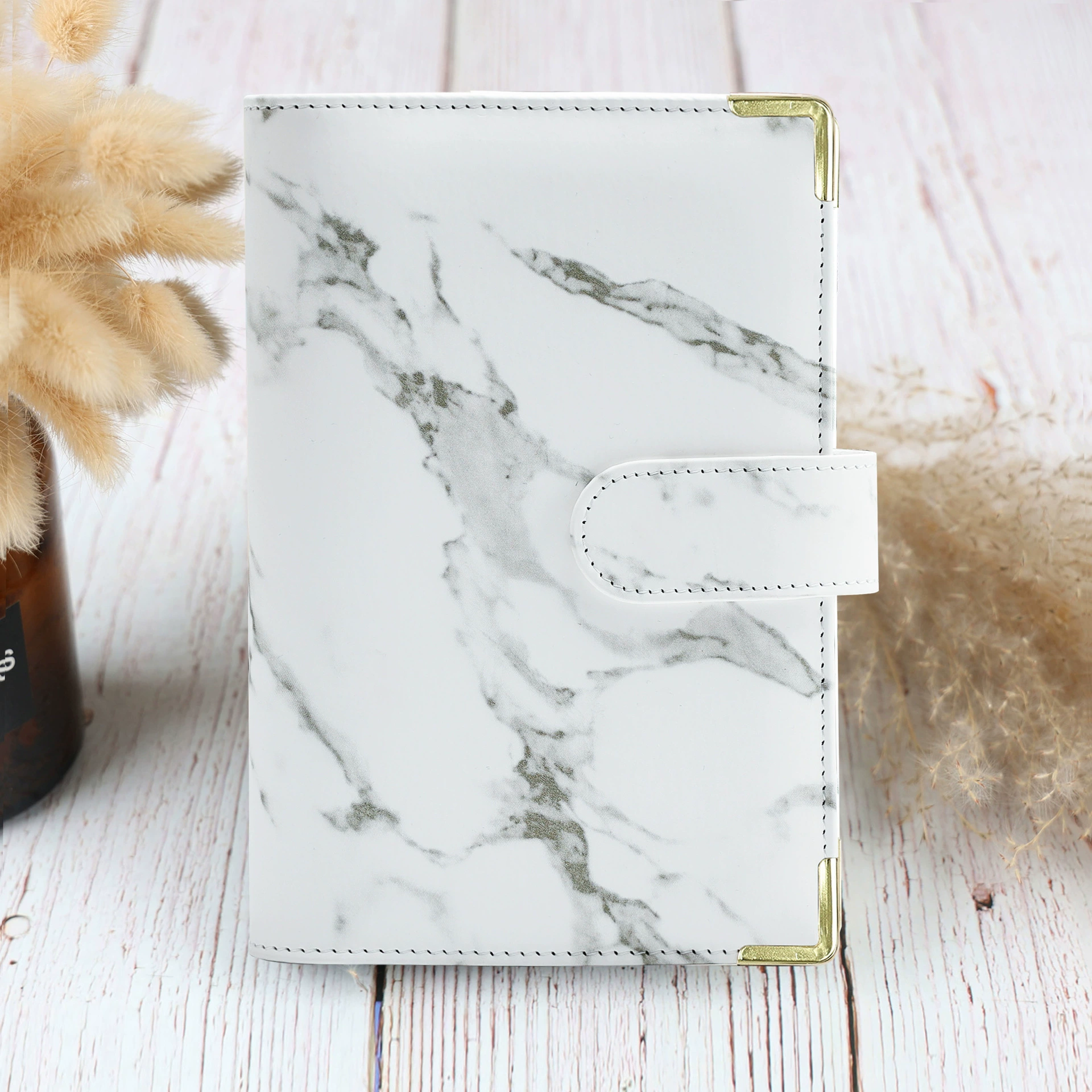 Переход через границу посвящённая страница бюджета A6 живые страницы мраморный узор из искусственной кожи PU денежные счета живые страницы наличные живые страница