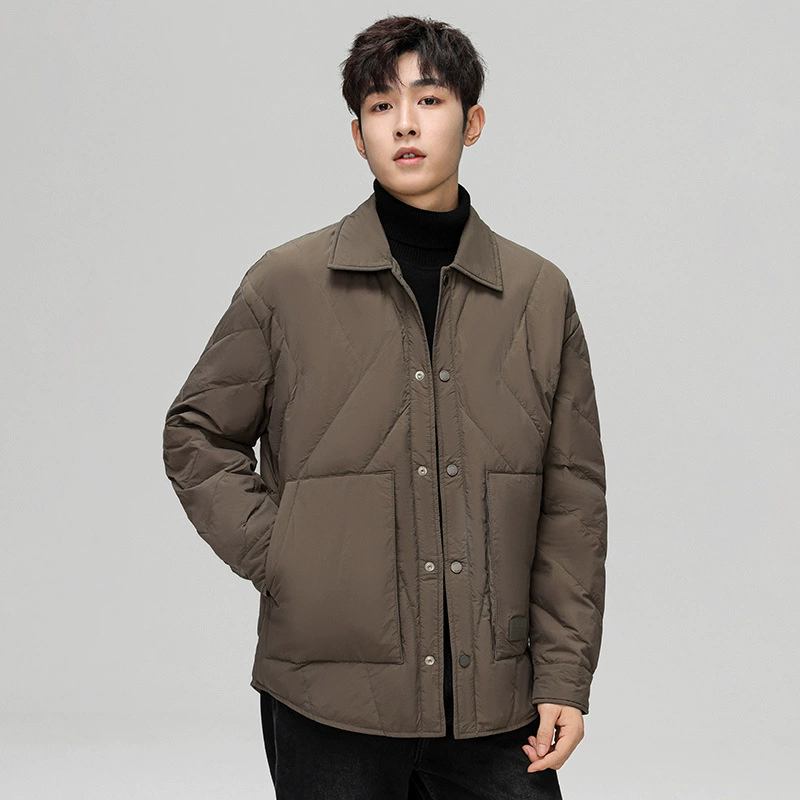 Можно открыть рубашку с национальным стандартным пуховиком