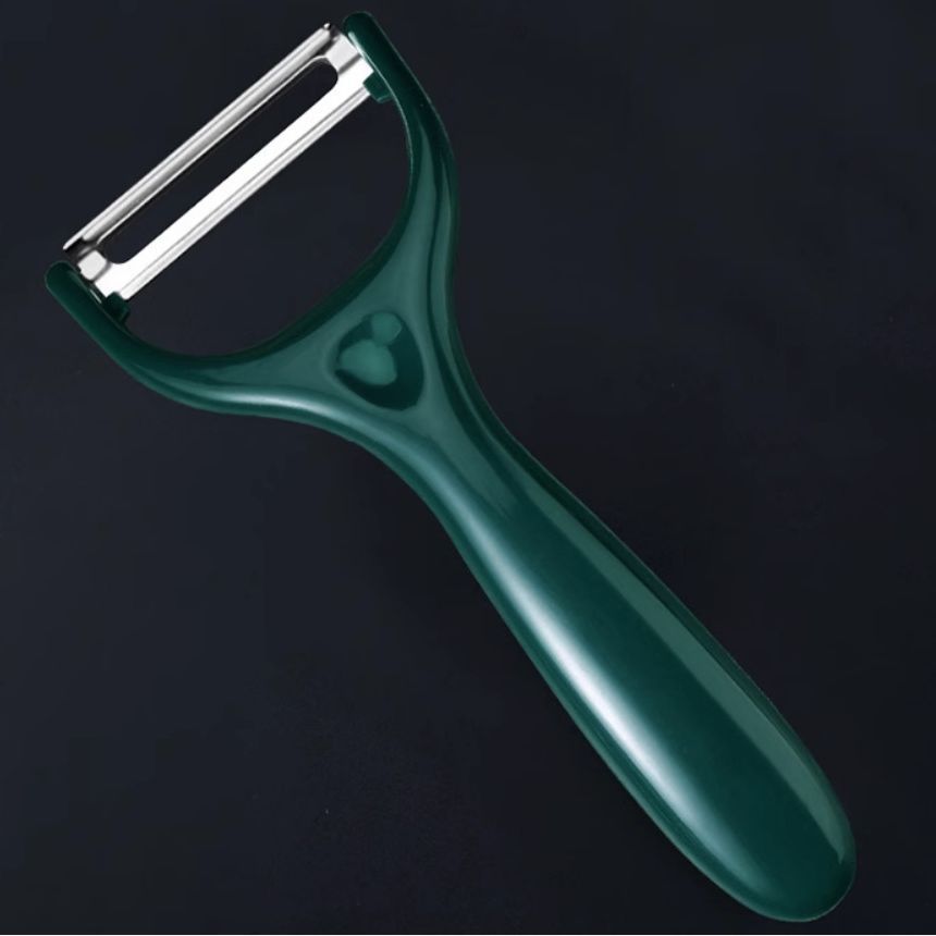 Pelador de Cocina Multiusos de Acero Inoxidable y Polipropileno para Frutas y Verduras