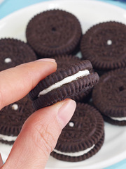 Wholesale front desk receptionist holiday snack zero-ingredient packaging bulk 376g strawberry lemon flavored filled dark chocolate cookies