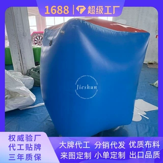 训练用充气掩体 战术模拟器材 迷彩造型设计 快速部署使用