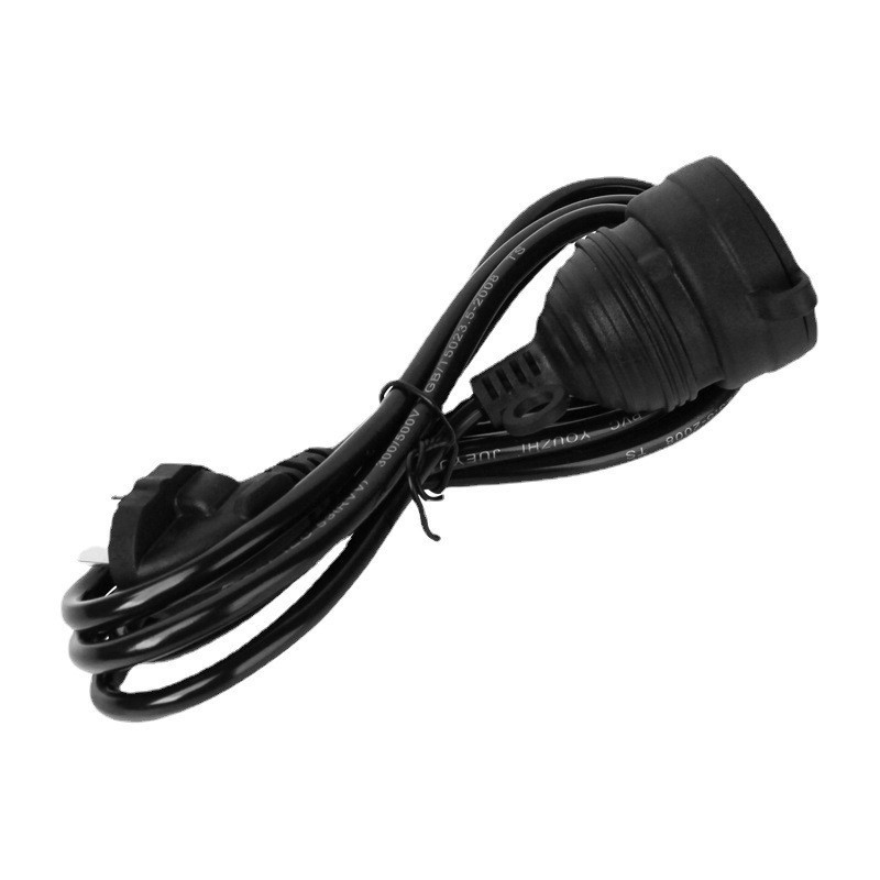 conector de cable de extensión al aire libre de tres núcleos toma de corriente doméstica de alta potencia de dos pines y tres pines enchufe de conector de conector acondicionador de aire para vehículo eléctrico