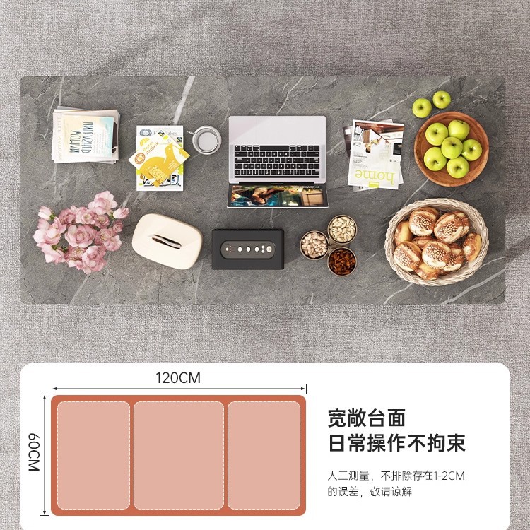 Mesa de té sala de estar doméstica pequeña mesa de alquiler de casa 2025 nuevo simple moderno sofá cuadrado mesa de té