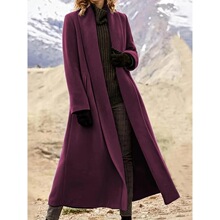 W 68087 Oversized Long Wool Coat ���eë�ش��� �W���羳