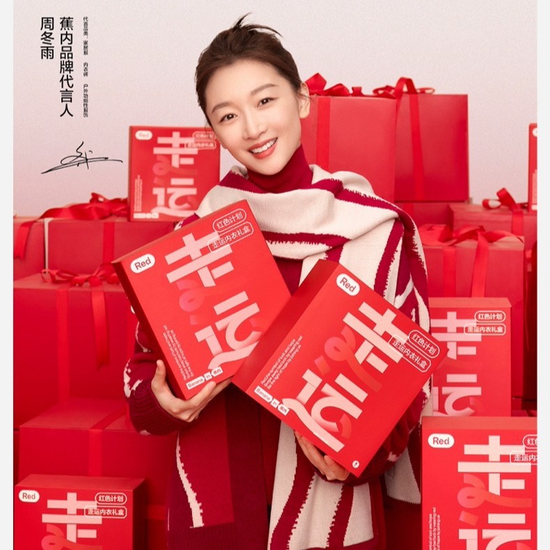 New Year Red Women's Lingerie Set 2024 Red Plan Marriage Bride Lucky Year Sports Comfort Bra