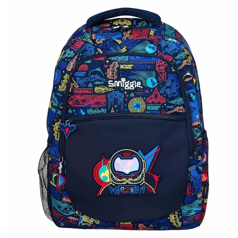 Smiggle grande kt Stickie caricatura de dos hombros descompresión mochila de gran capacidad para hombres y mujeres estudiantes de primaria mochila para niños